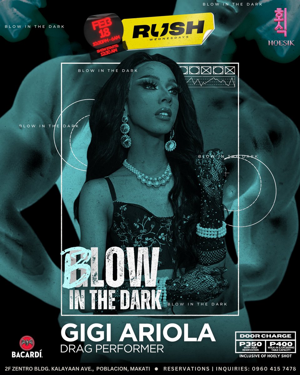 🌫️ BLOW IN THE DARK ✨
Feb 18. Lights low. Bodies glowing.
Hotter when you can’t see who’s watching.

Get in the dark. Stay close. 💦

DM your Hoests now: <a href="/el_sayurama/">EL さゆまやすひろ</a> &amp; <a href="/papichulo0118/">PAPI</a> 

#RushWednesday