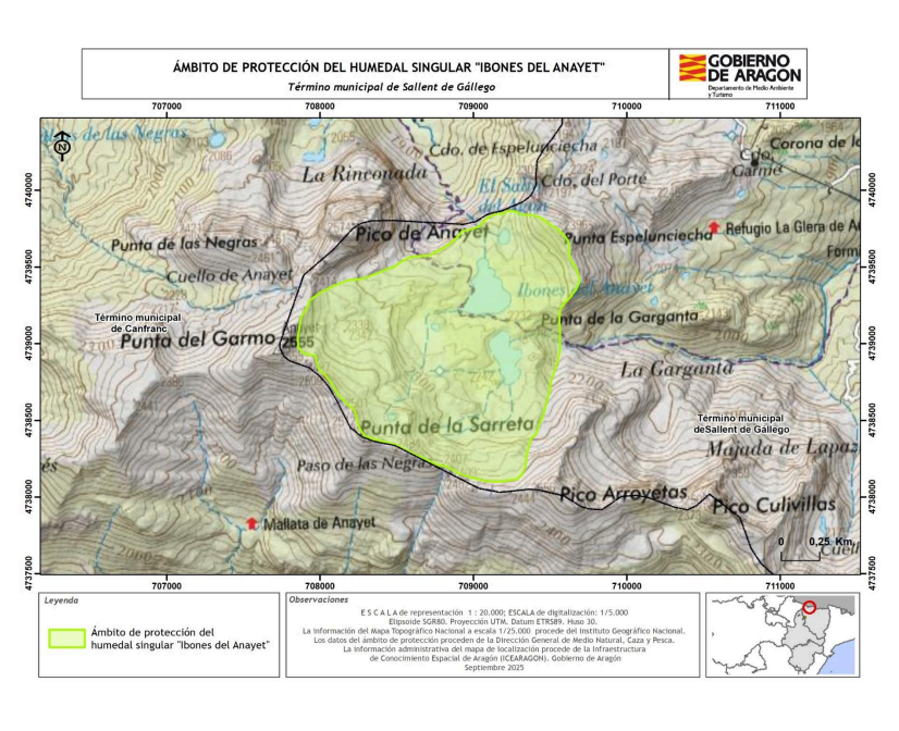 IGEAR_Aragon's tweet photo. Los ibones del Anayet se encuentran inventariados como “Humedal Singular de Aragón” con su ámbito de protección.
La cartografía digital puede visualizarse en el visor 
👉 https://t.co/adqbGfORNT o descargarla en diversos formatos a través de su app 
👉https://t.co/MUeiiXh5BZ
Hoy en @BOAdeldia se regula la acampada y el baño en este ecosistema.