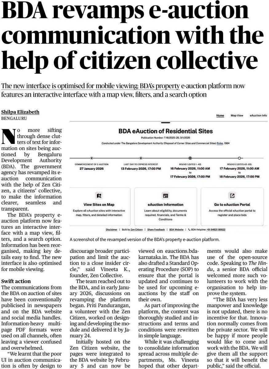 Bangalore Development Authority tweet media