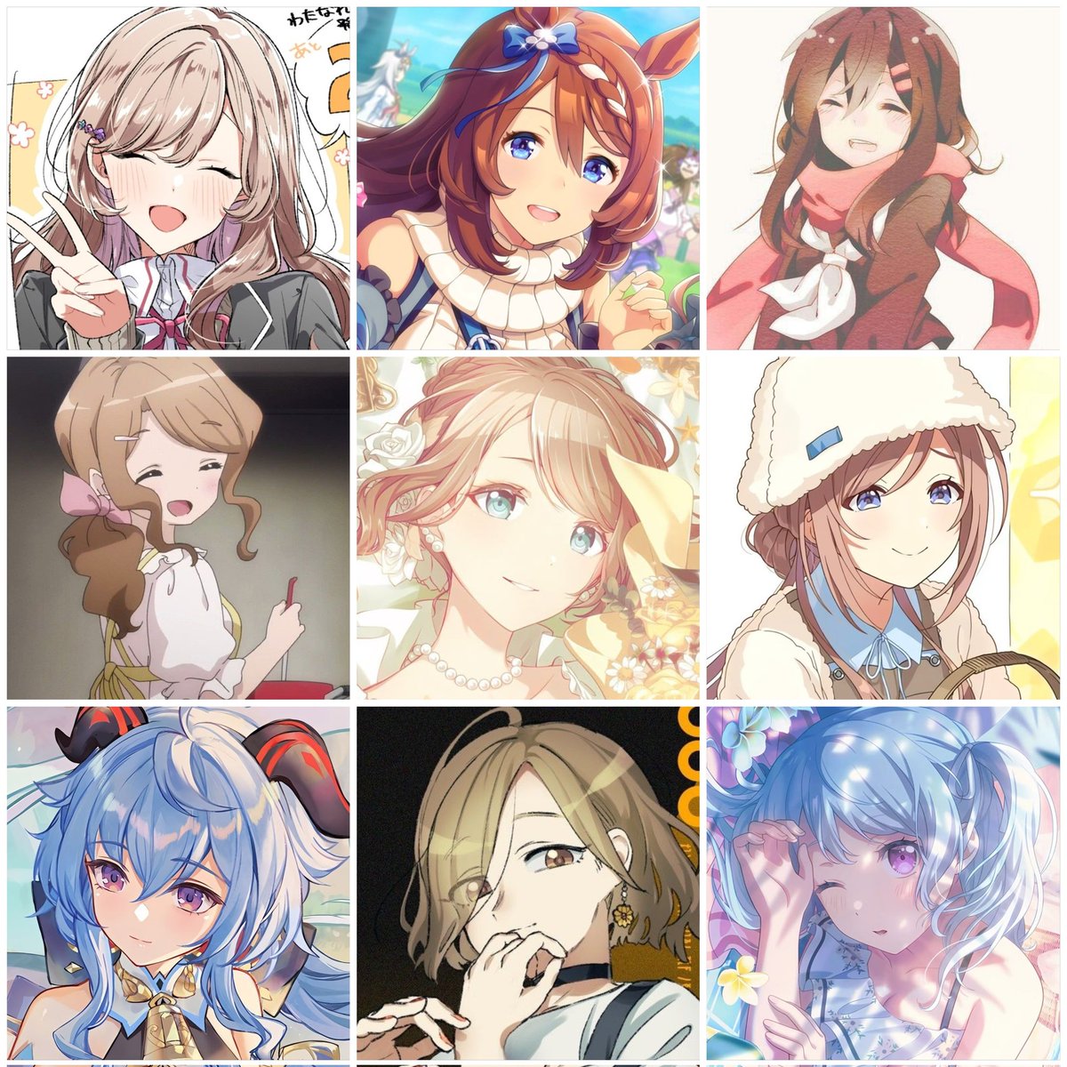 ourtimerecord's tweet photo. my honami variants take it or leave it https://t.co/yL3dj1p0re