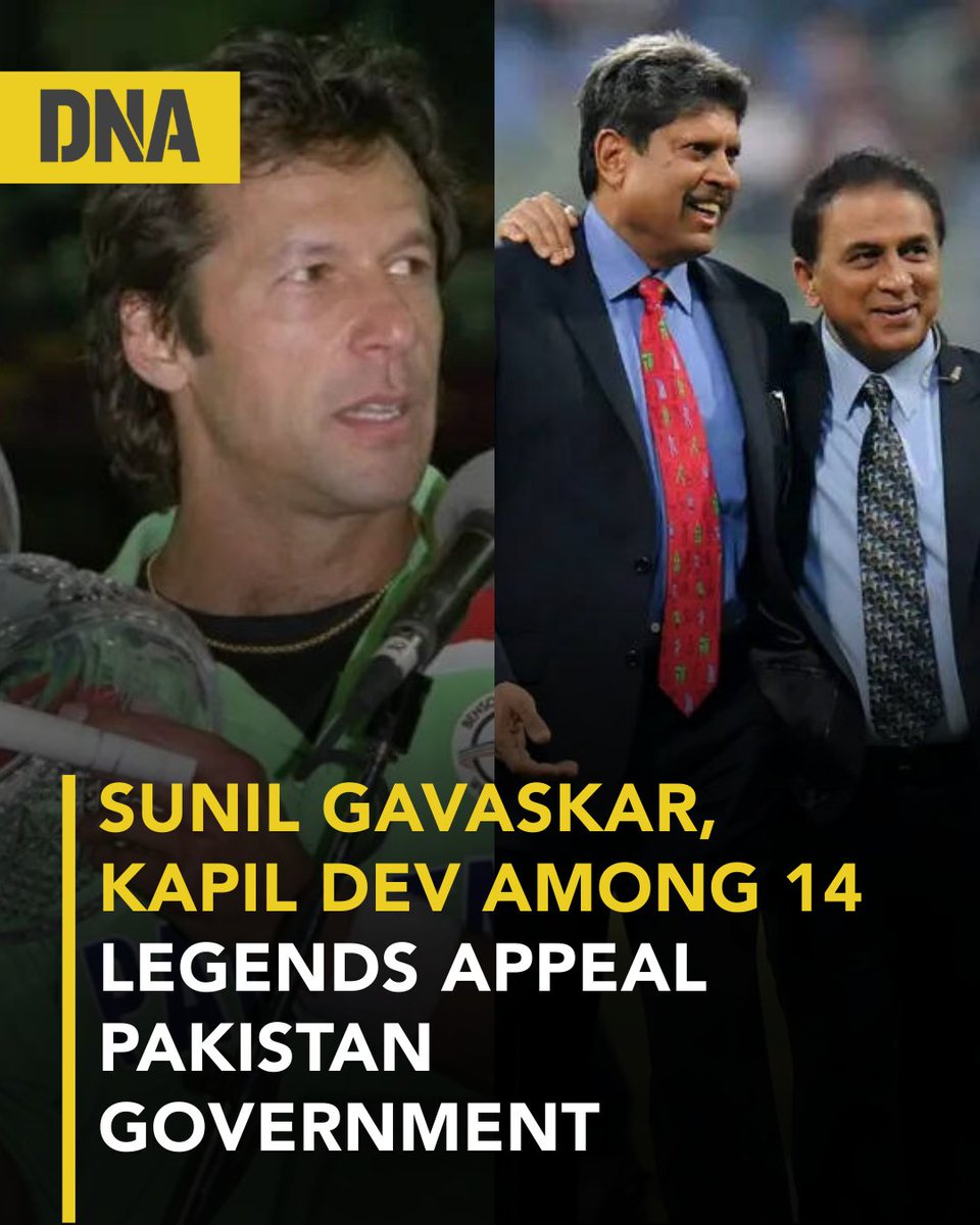 A group of 14 former international skippers have appealed to the #Pakistan government for better treatment and proper medical care of former Prime Minister and World Cup-winning captain #ImranKhan inside prison.

Read here :dnaindia.com/cricket/report…

#DNAUpdates | #KapilDev |