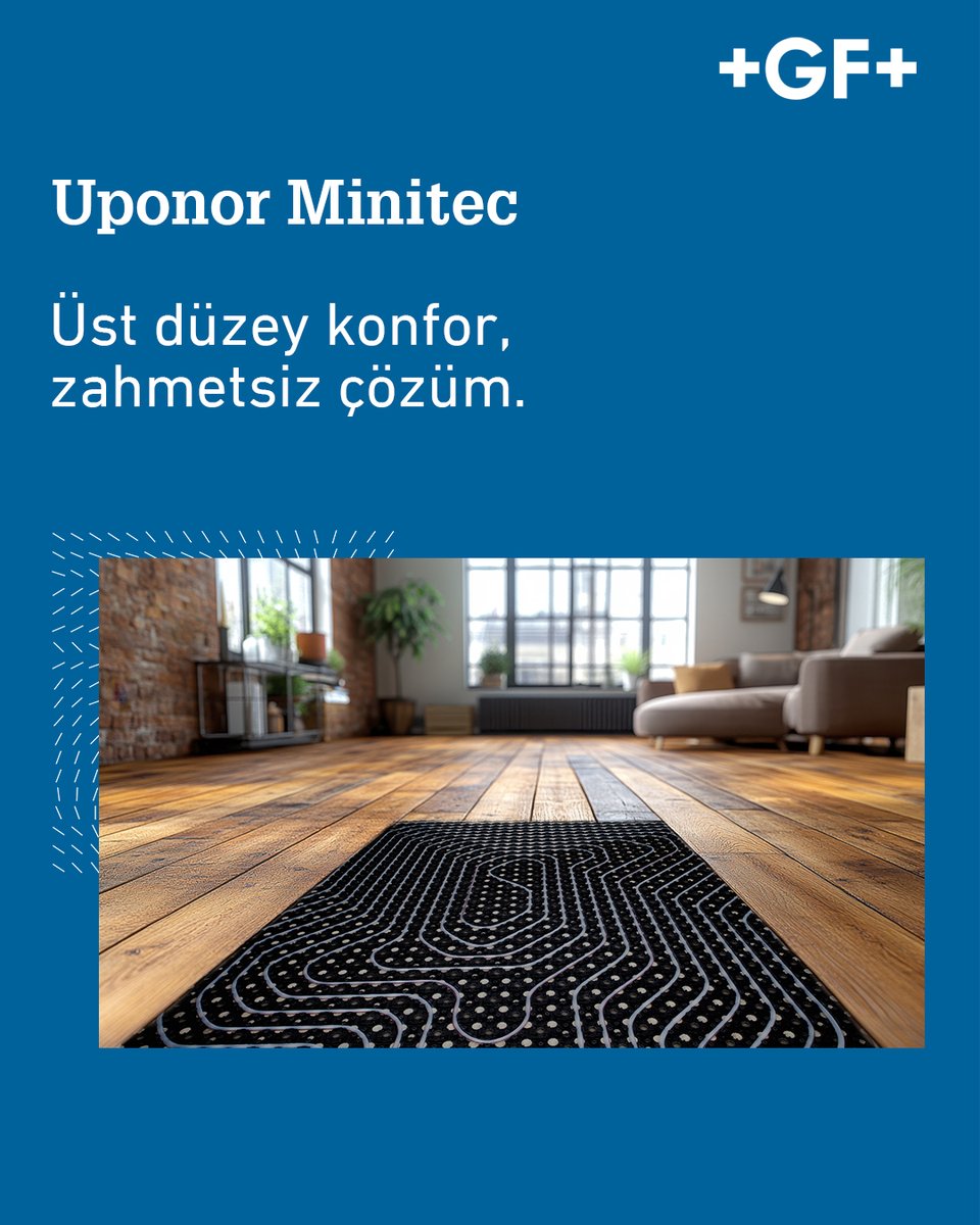 Evde konfor, çoğu zaman gözle görülmeyen ama hissedilen çözümlerle başlar. Uponor Minitec, yaşam alanlarında dengeli bir sıcaklık sunarken günlük rutini bozmadan konforu doğal bir akışa dönüştürür. İnce yapısı sayesinde mevcut alanlara kolayca uyum sağlayan bu sistem, İnce yapısı