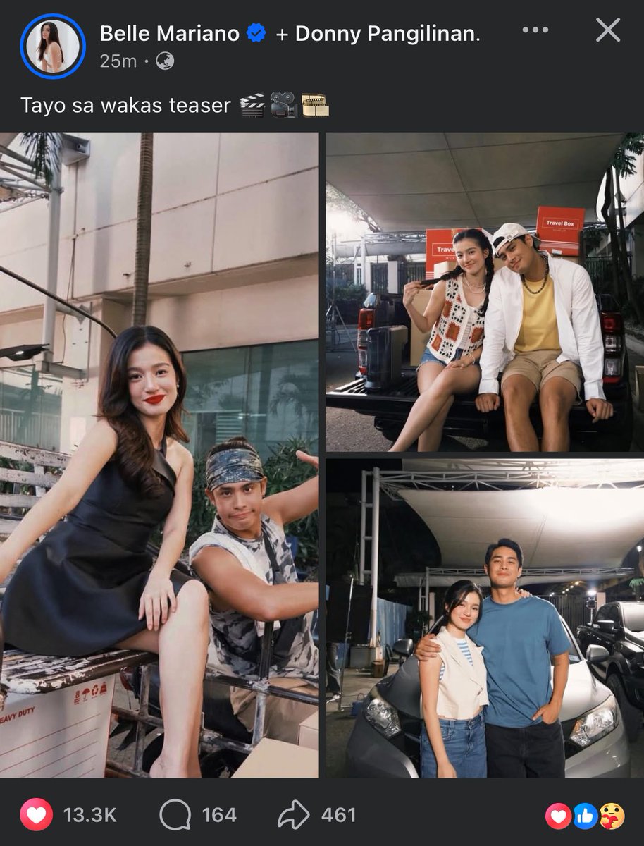 i love how pro active belle is in promoting the movie. <a href="/StarCinema/">Star Cinema</a> hope this movie will get a well planned promotionS. 🙏🏻

#TayoAngWakas
#BelleMariano