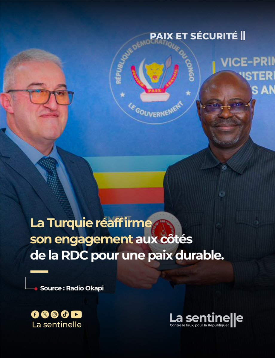 Kinshasa consolide ses appuis sur la scène internationale. Les discussions avec la partie turque ouvrent la voie à un accompagnement renforcé dans les domaines stratégiques, notamment la défense et la stabilité régionale.