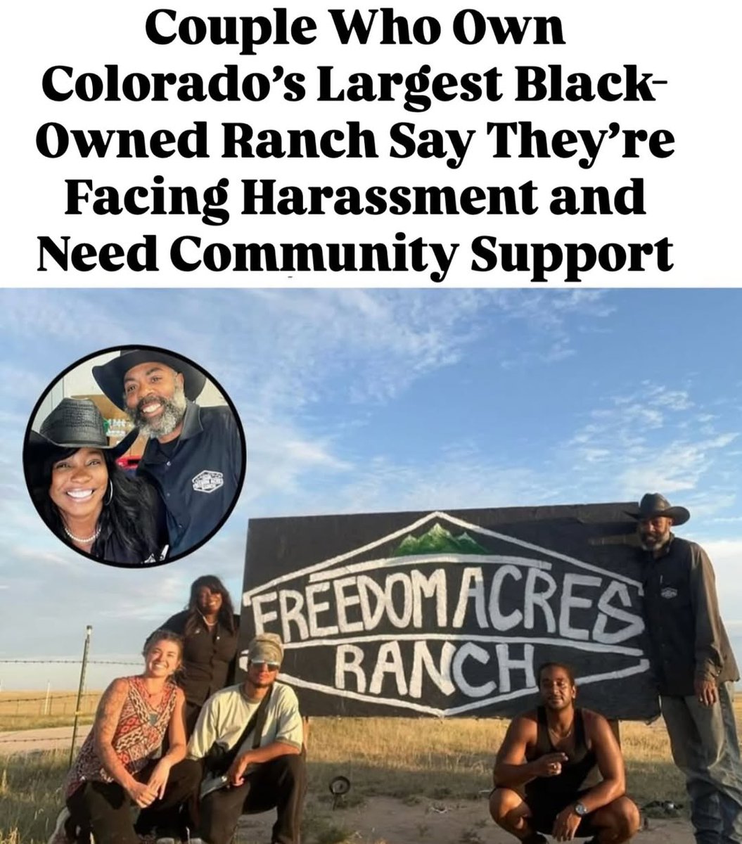 🙏🏾 founders of Freedom Acres Ranch say they are facing ongoing harassment, stalking, and intimidation in an effort to force them off their 1,000-acre property in El Paso County, Colorado