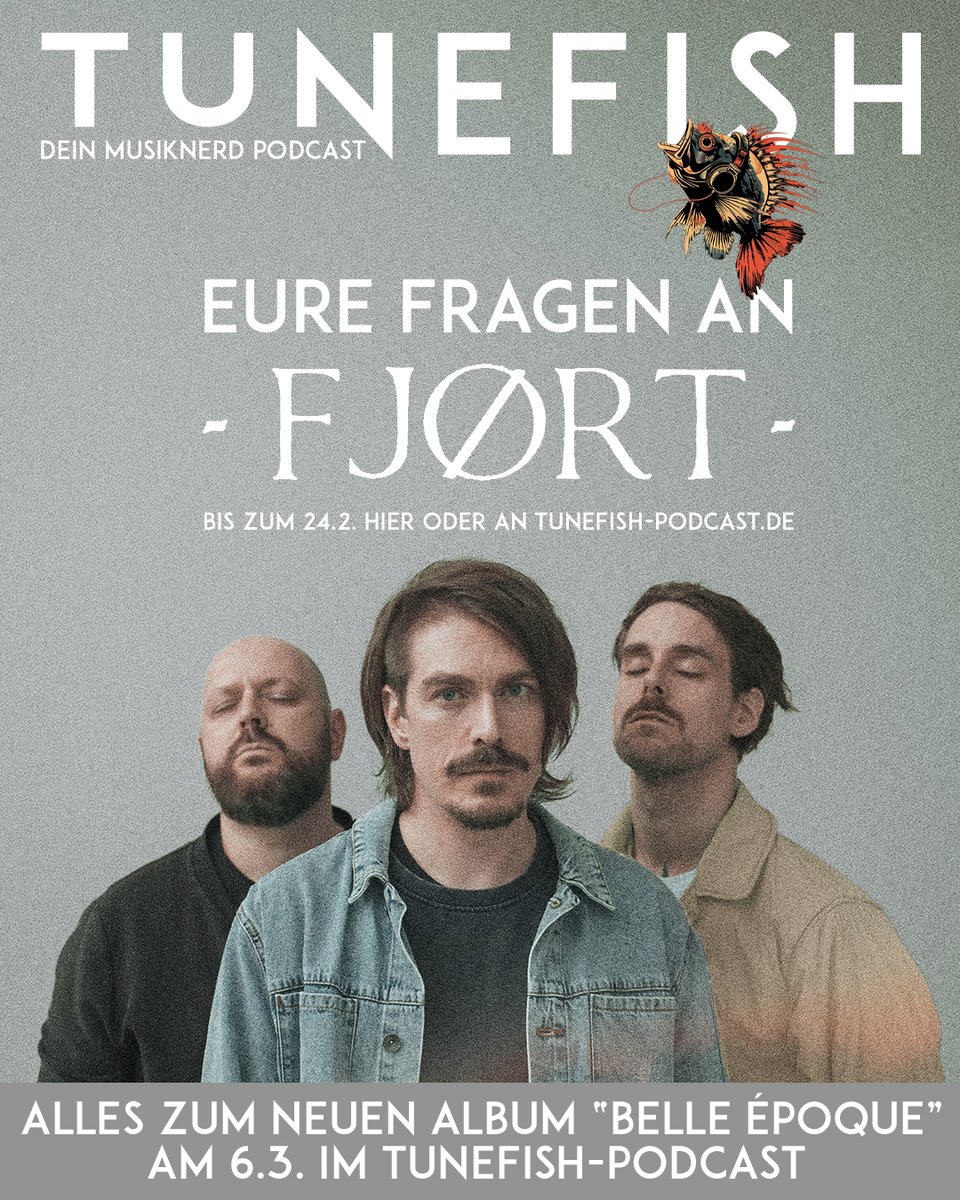 In Episode 42 des TuneFish-Podcasts sprechen wir mit der Post-Hardcore Band Fjørt kurz vor Tourstart zu ihrem neuen Meisterwerk "Belle Époque". 

Habt Ihr Fragen oder möchtet Euch sonst wie zum Thema äußern?

Schickt uns Sprach-/Textnachrichten hier od.
tunefish-podcast.de