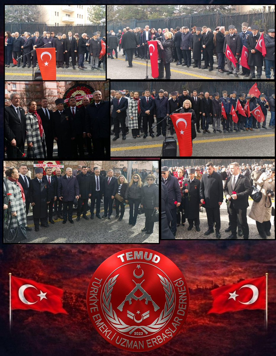 17 Şubat 2026 tarihinde Ankara Merasim Sokak Şehitlerini TEMAD Koordinesinde TESUD, TEMUD, Muharip Gaziler, Harp Malülü Gaziler Şehit Dul ve Yetimleri Dernekleri ile Devlet Memurları Sendikası Genel Başkan,Başkan,  yönetici ve üyelerinin katılımı ile anma töreni düzenlenmiştir.