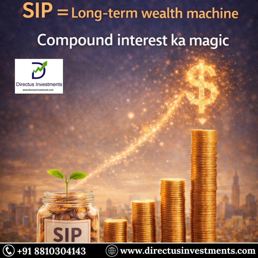MunjalMohit9870's tweet photo. SIP is saving with a plan
.
https://t.co/KOz6Gv53xr
.
#SystematicInvestmentPlan #SmartInvesting #StartWithSIP #SIP #WealthCreation #FinancialPlanning #LongTermInvesting #InvestSmart #FutureReady #MoneyDiscipline #MutualFunds #CompoundingPower #SmartMoney #directusinvestments https://t.co/CPhxTWVuEj