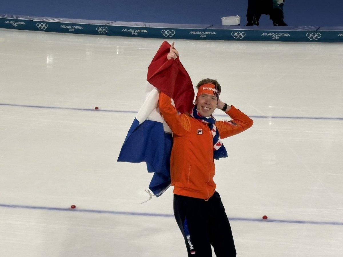 HHerk's tweet photo. Milano Cortina ๐งก๐ณ๐ฑ๐ฎ๐น wat was je geweldig #Olympics2026 #teamnl #juichen #Nederland https://t.co/6jjcl1uEbw