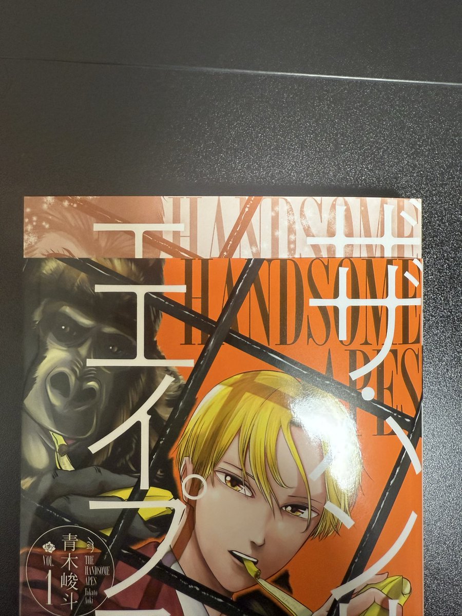 「私の彼氏がイケメンでハイスペで
  ゴリラだった話」

【ザ・ハンサムエイプス】
第１巻発売中‼️表紙はこれです‼️

※すでに購入頂いた方はカバーを外してみてください。
1970年代にタイムスリップできます。