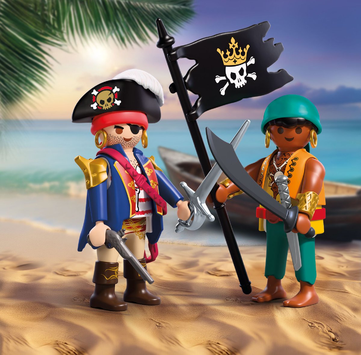 PlaymobilUK's tweet photo. 🌟 New #PLAYMOBIL Duo Packs (72023–72026) are here! 
Double the characters = double the chaos, adventure &amp; fun! 
From heroic pairs to silly sidekicks, these duos are ready to jump straight into your next big story. 
Which team up is your favourite?
 #DuoPacks  #CollectTheFun https://t.co/v0LHswh6js