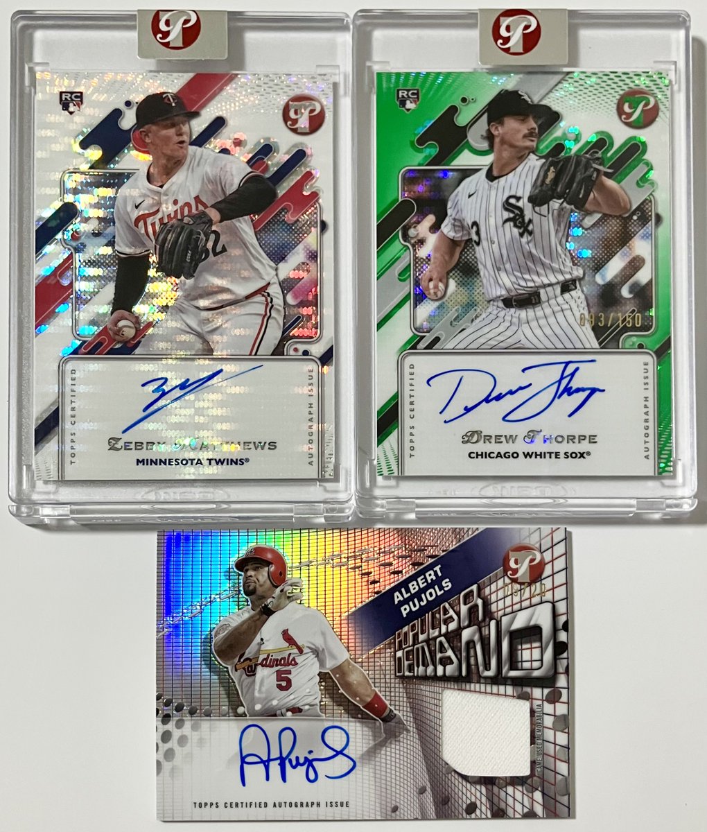 開封結果】 □2025 Topps Pristine Baseball 🇺🇸Topps注文のプリ