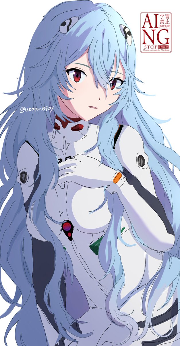 usapon0424's tweet photo. ワンドロ99日目
ロング綾波 https://t.co/YYtbzNtMU9