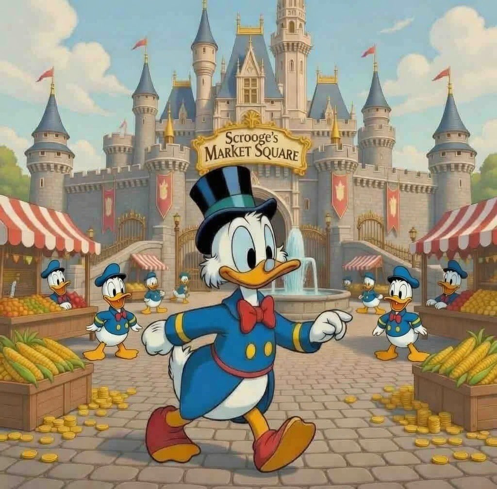 Scrooge looks envious...

His Market Square? Soon our territory!👑

$DAGO Fam locked in - Launch-Vibes loading...🤝💎

Get your bags ready or watch the ducks fly by🦆

#Dago
#DagoArmy 
#Solana 
#MakeMemecoinsGreatAgain