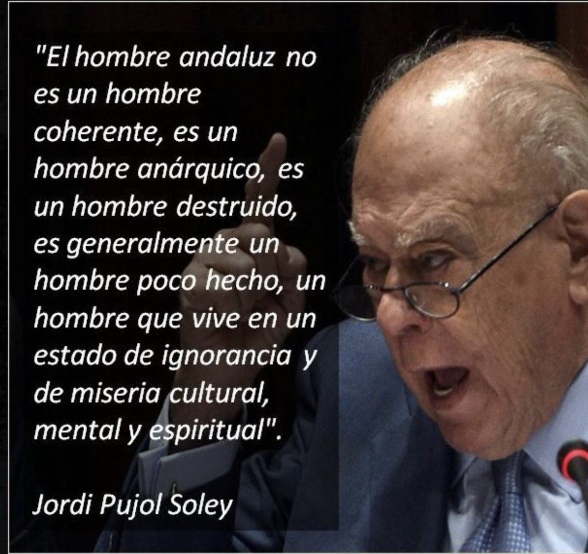 Y luego está Cádiz. Analfabetos funcionales de paguita y chandal apoyando desde las tablas del Falla el independentismo catalán, porque se sienten identificados con él. No saben las criaturitas que para un independentista un andaluz, un charnego, es un ser de una raza inferior