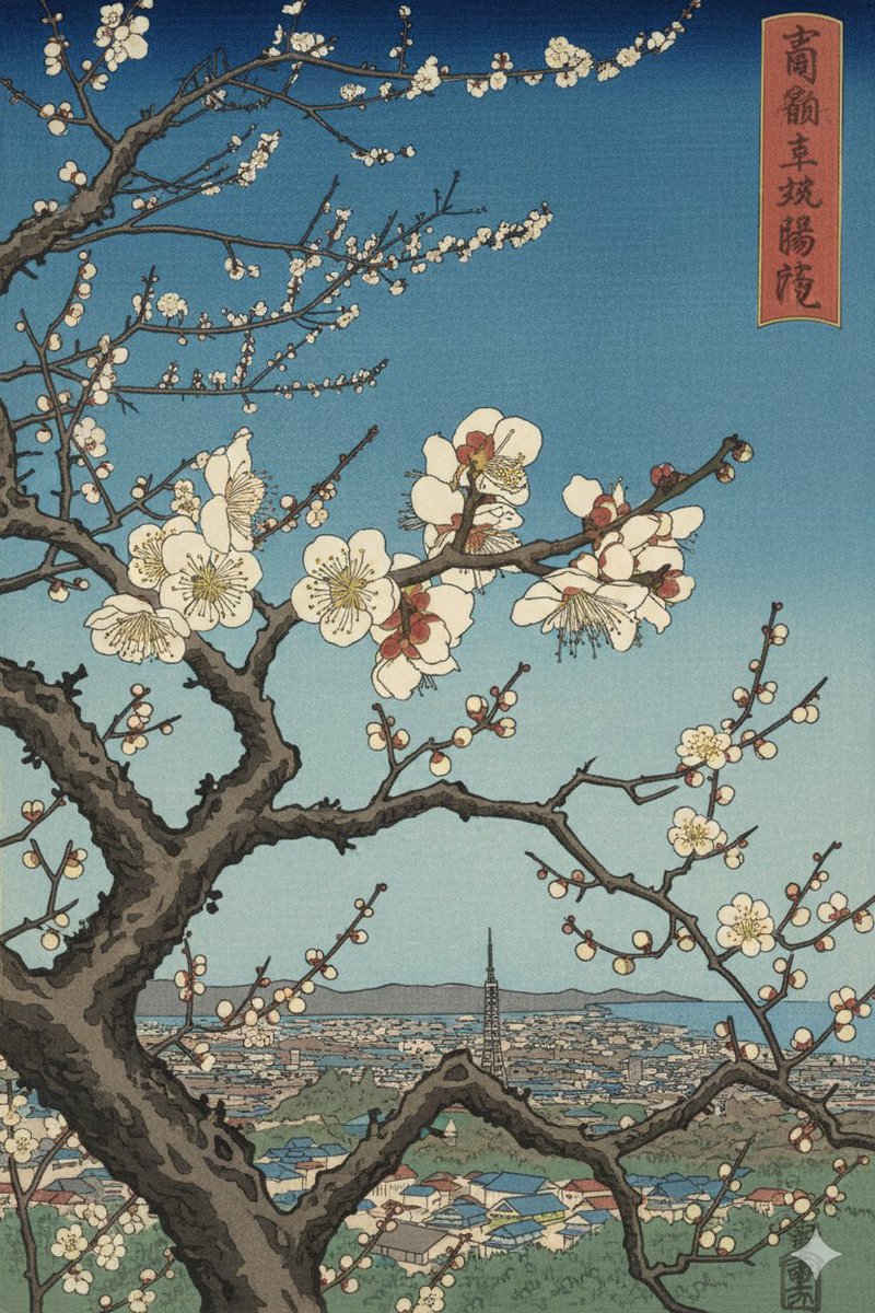 根っからのgoogleユーザーなのでGeminiにこの画像を浮世絵風にして