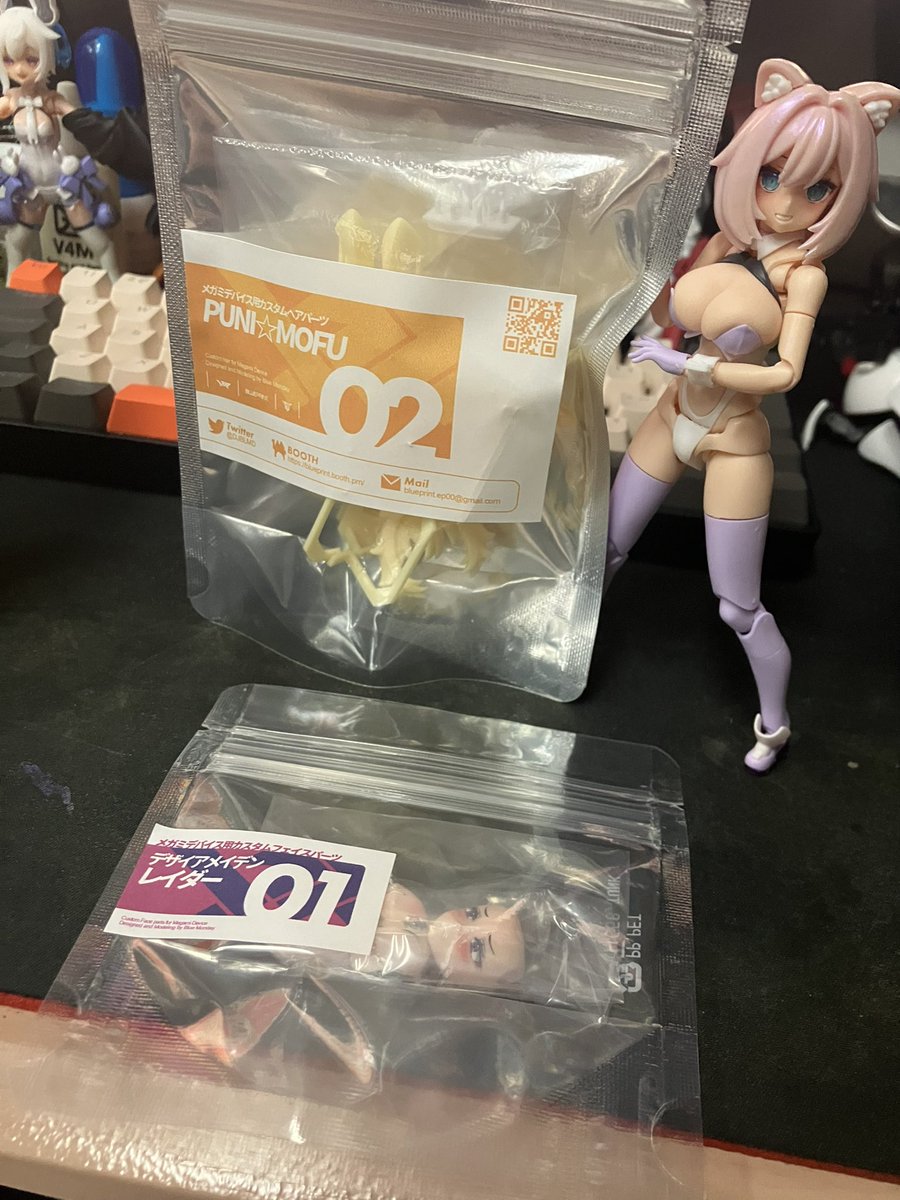 BLUEPRINT <a href="/DJBLMD/">ブルーマンデー/BLUEPRINT. 【WF卓番:4-20-03】</a> さんのヘアパーツフェイス届いた