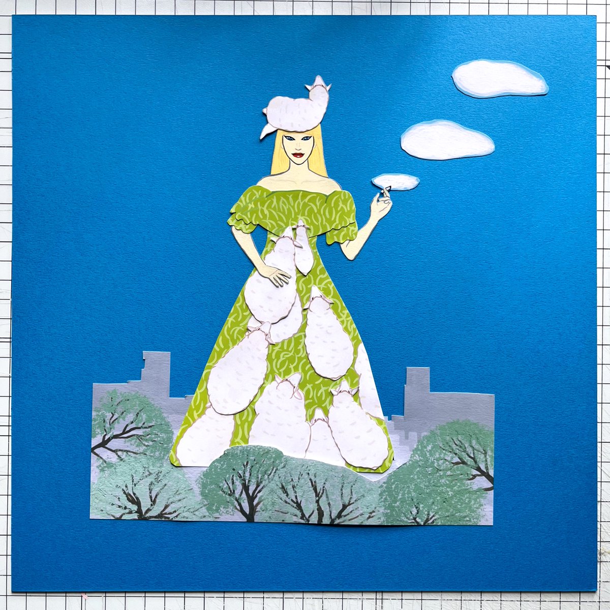 No.79 Super organic fashion 297mm × 297mm Print / Collage 2025