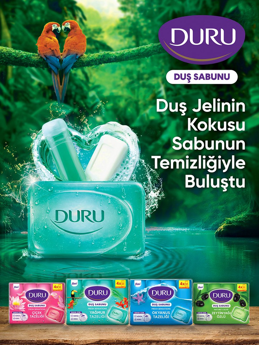 Duru_TR's tweet photo. Duş jelinin mis gibi kokusu, sabunun temizliğiyle Duru Duş Sabunu’nda buluştu! 💜🫧🧼 
 #Duru #DuruileKatKatBanyoKeyfi #EnBuyukBulusma https://t.co/LzsrqRKh0R
