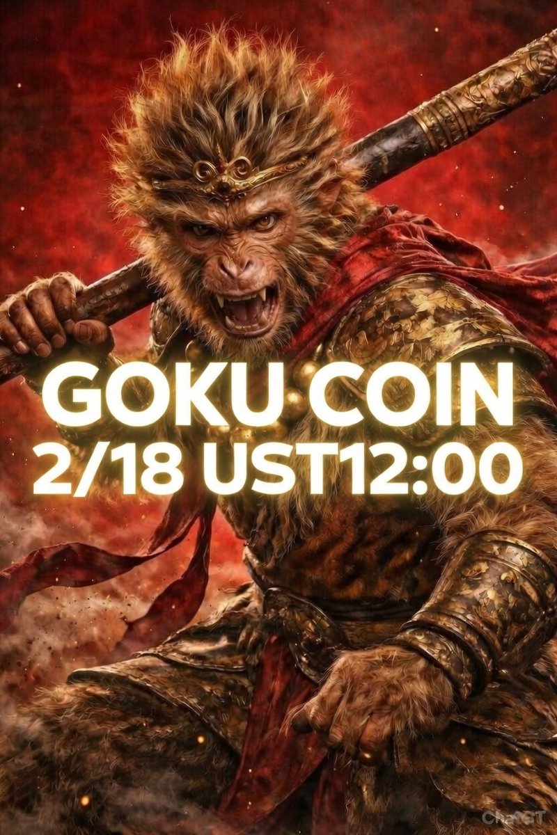 AnimalMemeCoinX's tweet photo. $GOKU GOKUCOIN https://t.co/QTbNspzCNB