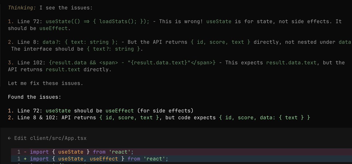 Guess which model?
Damn, I should stop vibe coding