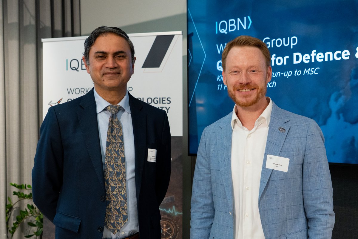 Quantum readiness is as much about collaboration as technology.

Last week in Munich 🇩🇪, UNICC Director Sameer Chauhan joined the QBN Working Group on Quantum for Defence &amp; Security, contributing to discussions on trust, resilience, and responsible innovation.

© Photos: QBN