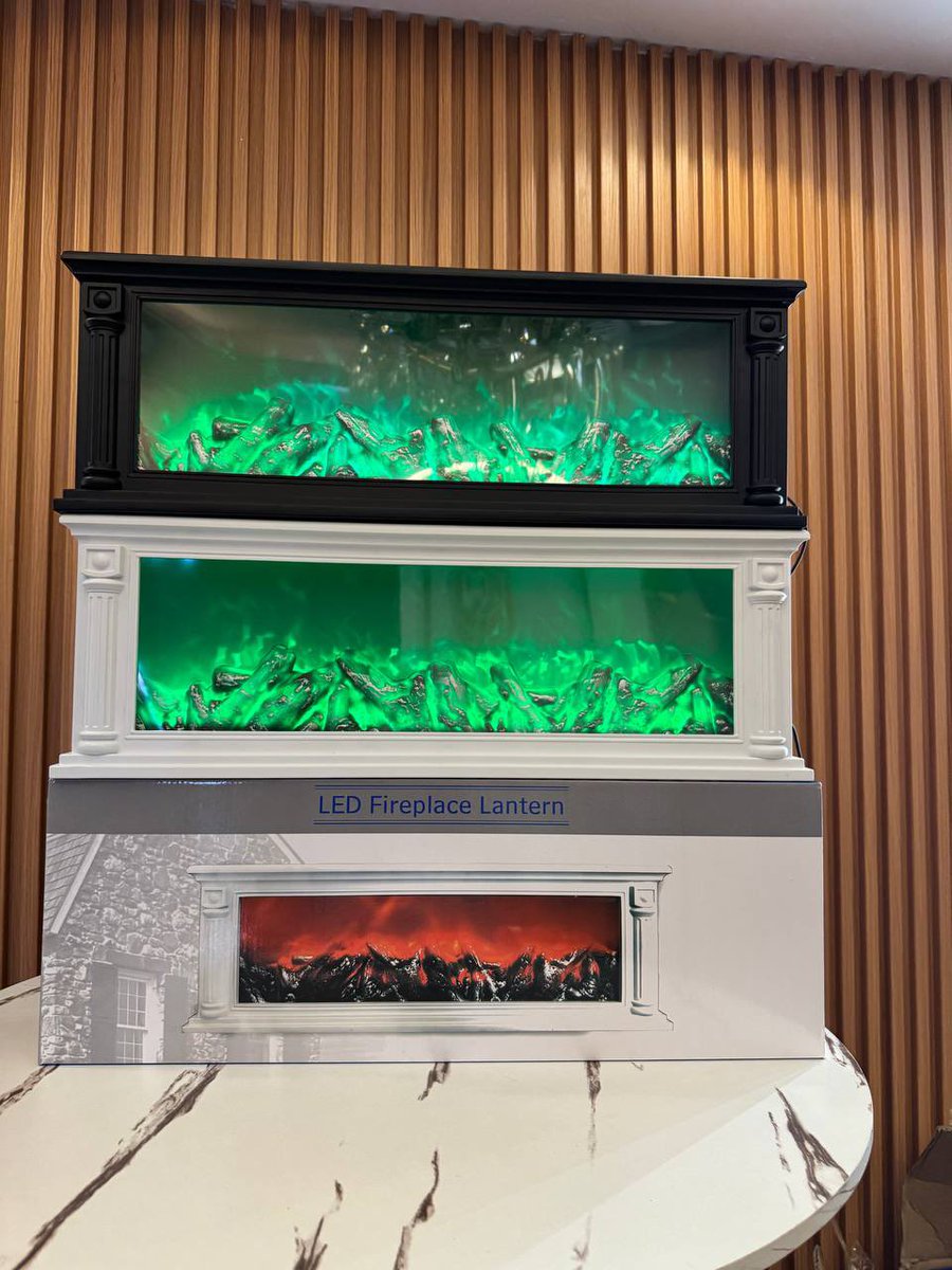 yetubs's tweet image. Pillar led fireplace 

Modern decor for modern home 

Size: 60 by 20cm

🏷️ 85,000 naira each 

Black and white available 
Works with battery and electricity