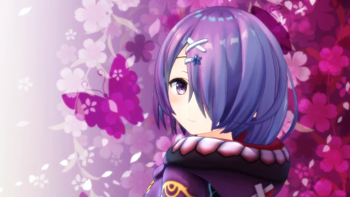紫の片目隠れのVtuberはかわいくてミステリアスでかわいい