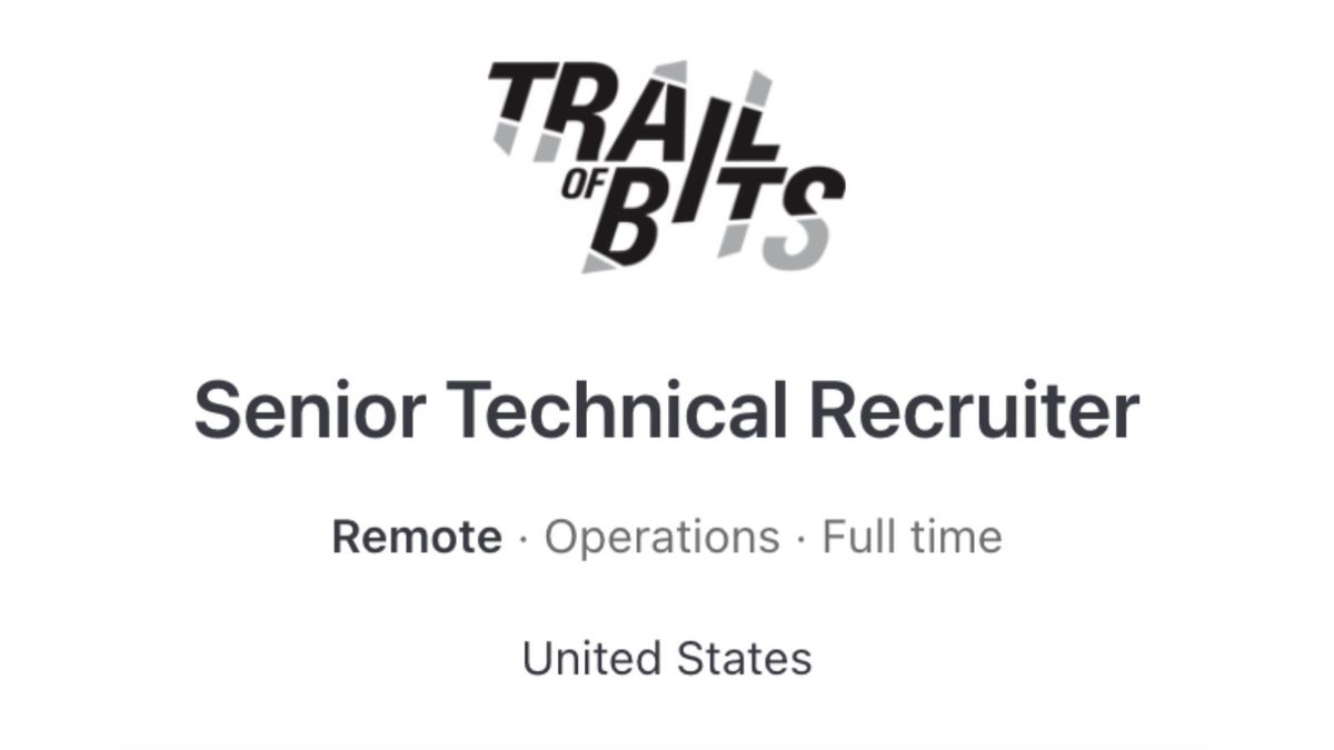 Trail of Bits tweet media