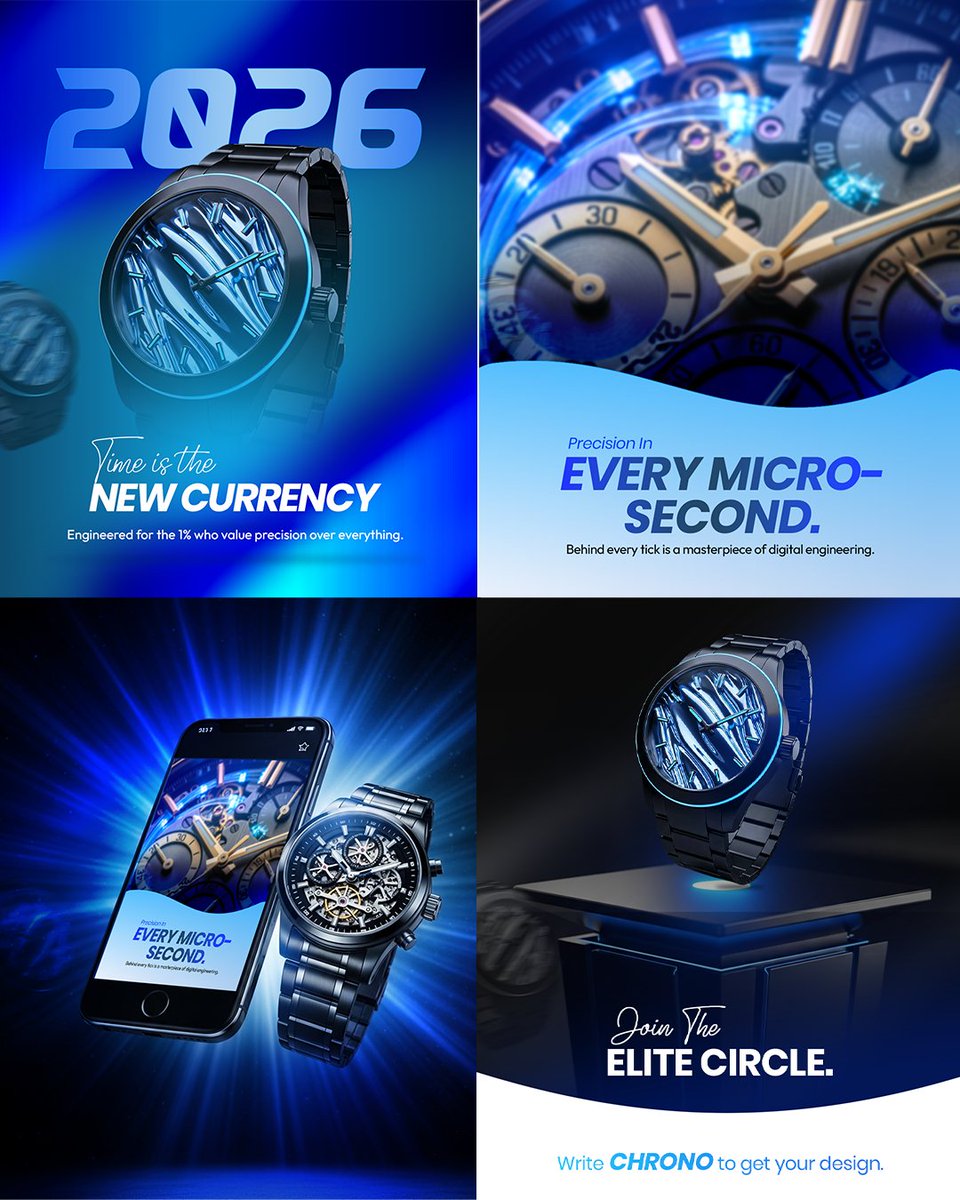 AbdulllahAsghar's tweet image. Most brands are just "existing" but the elite are dominating.

Write "CHRONO" In comment  Or Dm me to get your Free design.

#EliteBranding #DigitalDominance #VisualAuthority #LuxuryIdentity #BrandSpecialist #HighEndDesign #ChronoElite