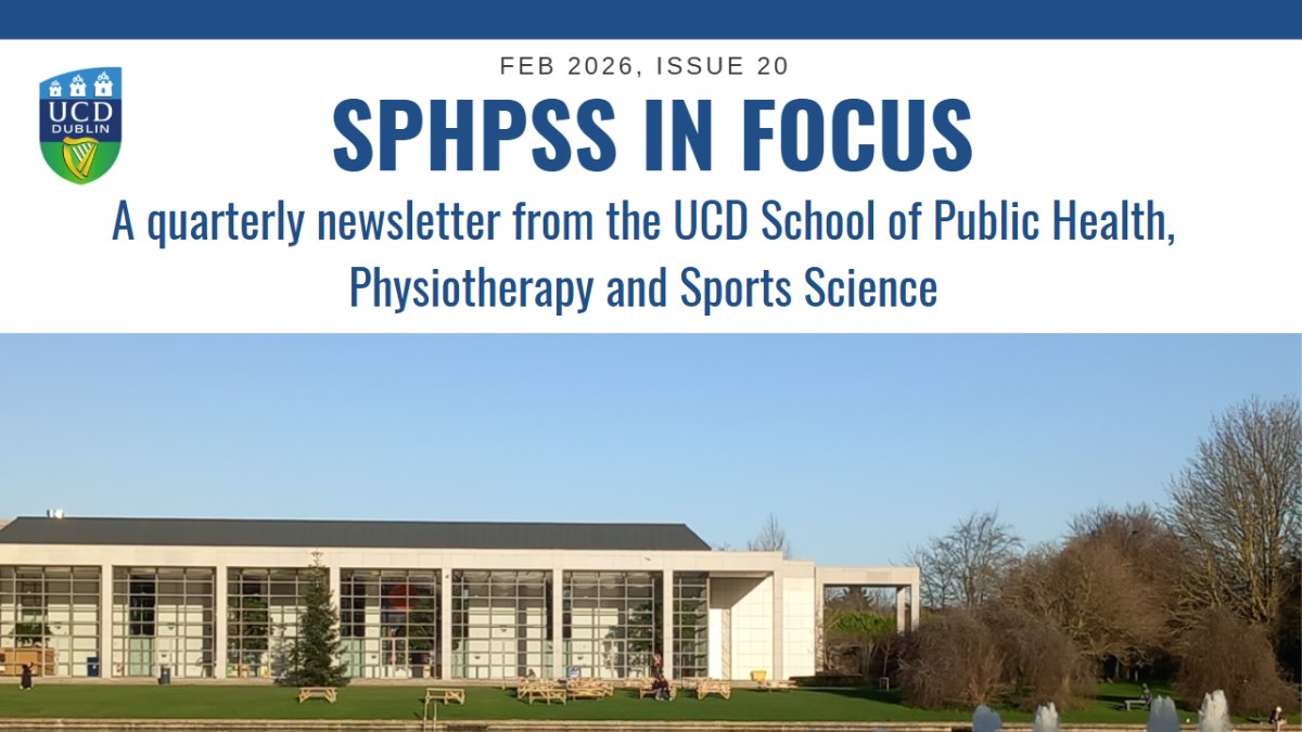 UCD Public Health, Physiotherapy & Sports Science tweet media