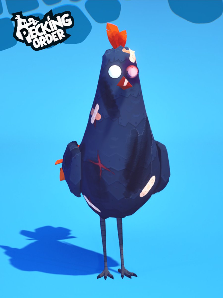 Meet Herb, otherwise known more affectionately in the studio as Herb the Hurt Bird 🩹

Herb serves as the crash test dummy for Pecking Order, as our VFX artist works hard to bring the mortal reality of the game's bird-worm conflict to life.  

In simpler terms: rounds are about