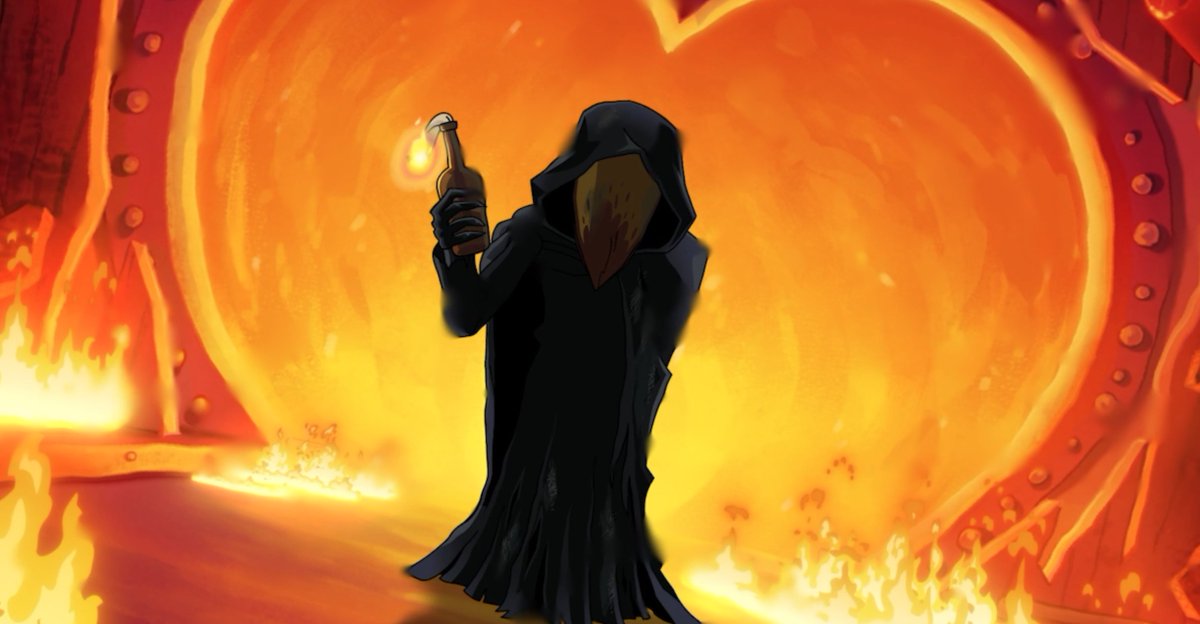 NeighborGamesHQ's tweet photo. Roses are red.
Violets are blue.
Here comes a Guest with a molotov for you. https://t.co/76CRAuxH1f