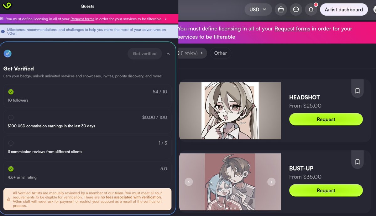 Commissions open on V-Gen !! 
Please help me get verified 🥹🫶🏻💘

V-Gen : vgen.co/HUJAN155

RTs appreciated 🐰 
#VGenOpen #smallartists