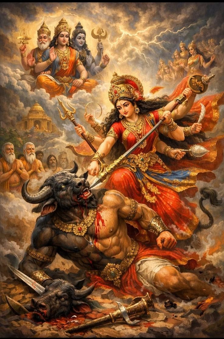 या देवी सर्वभूतेषु शक्तिरूपेण संस्थिता नमस्तस्यै नमस्तस्यै नमस्तस्यै नमो नम: