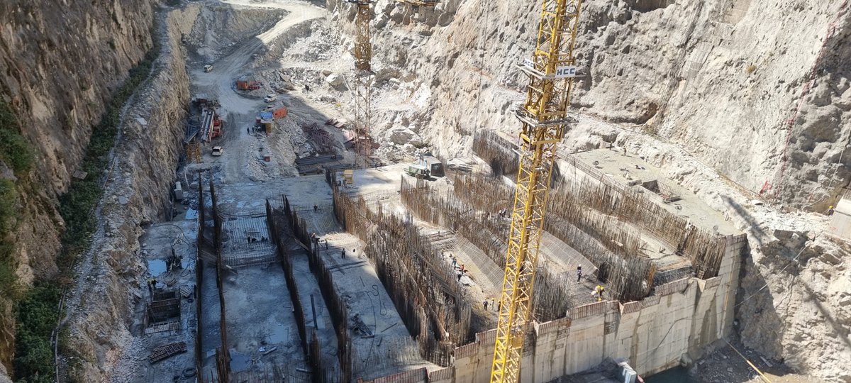 csmrsdelhi's tweet photo. CSMRS Concrete Team visited the Vishnugad Pipalkoti Hydroelectric Project (4 × 111 MW), Uttarakhand, from 09.02.2026 to 13.02.2026 to provide services related to Quality Assurance of the civil works of the project. During the visit, the team inspected major project components, including the Power House, Head Race Tunnel (HRT), Tail Race Tunnel (TRT), Dam site and other associated works.
#VishnugadPipalkotiHydroelectricProject #Uttarakhand #15CrHarGharJal #1करोड़जलाशय #csrms #JalShakti