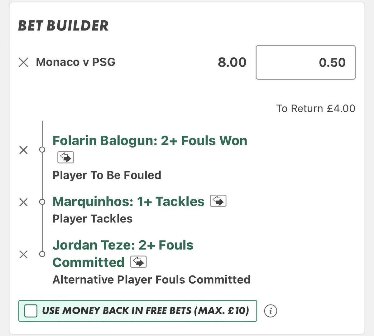 UnfilteredDc's tweet photo. Monaco v PSG
2U

Free telegram group https://t.co/6ZY12zX5fL
Stats from @StatsHubCom 

Teze fouls (midfield)
1+ fouls (11/12)
2+ fouls (9/12)
3+ fouls (4/12)
Fouls committed UCL - 3,1,2

Balogun fouls won 
1+ fouls won (22/24)
2+ fouls won (15/24)
3+ fouls won (5/24)
Fouls won UCL - 2,4,5,4,2,4,1,0

Marquinhos 
1+ tackles (11/14)
2+ tackles (7/14)
Tackles UCL - 0,3,2,1,2,1