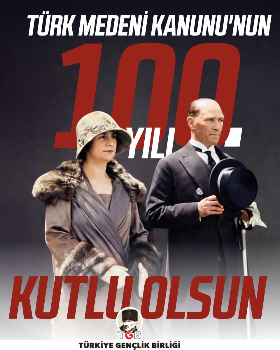 Türk Medeni Kanunu 100 yaşında! 🇹🇷

Kadın-erkek eşitliğinin, çağdaş hukukun ve laik Cumhuriyet’in temel taşlarından biri olan Medeni Kanun, milletimizin aydınlık yürüyüşünün simgesidir.

Nice yüzyıllara, kutlu olsun.