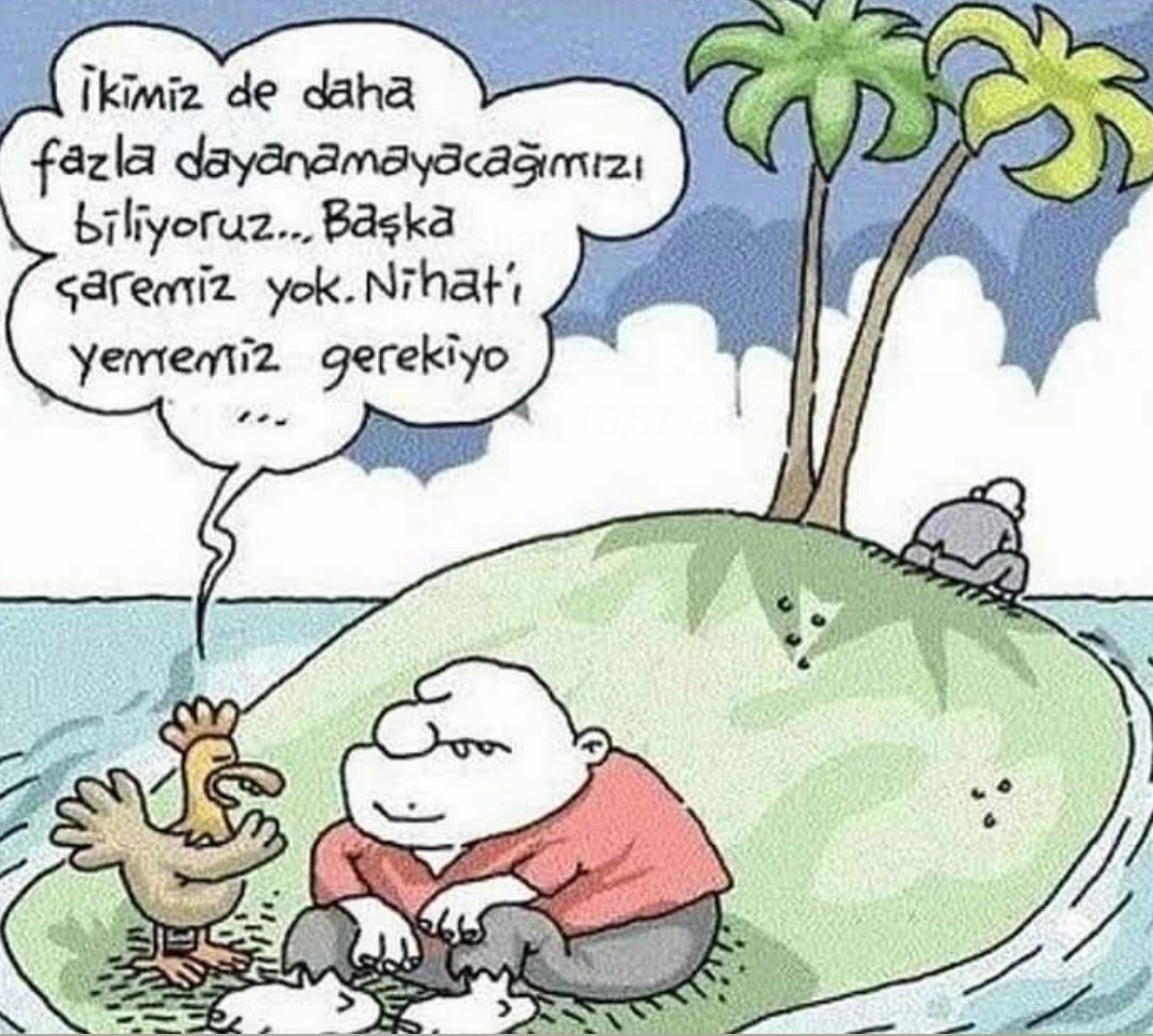 Penguen 🐧 den sonra  sıra bu karikatür de 🚬☕☺️