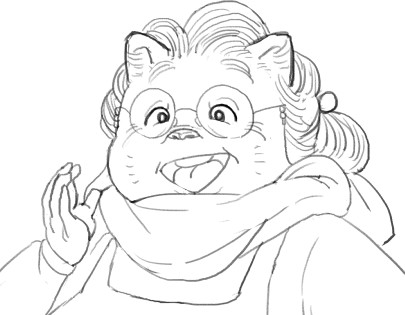 冬ももう終わりそうなので、ほのぼの里子さんでも描こう😁