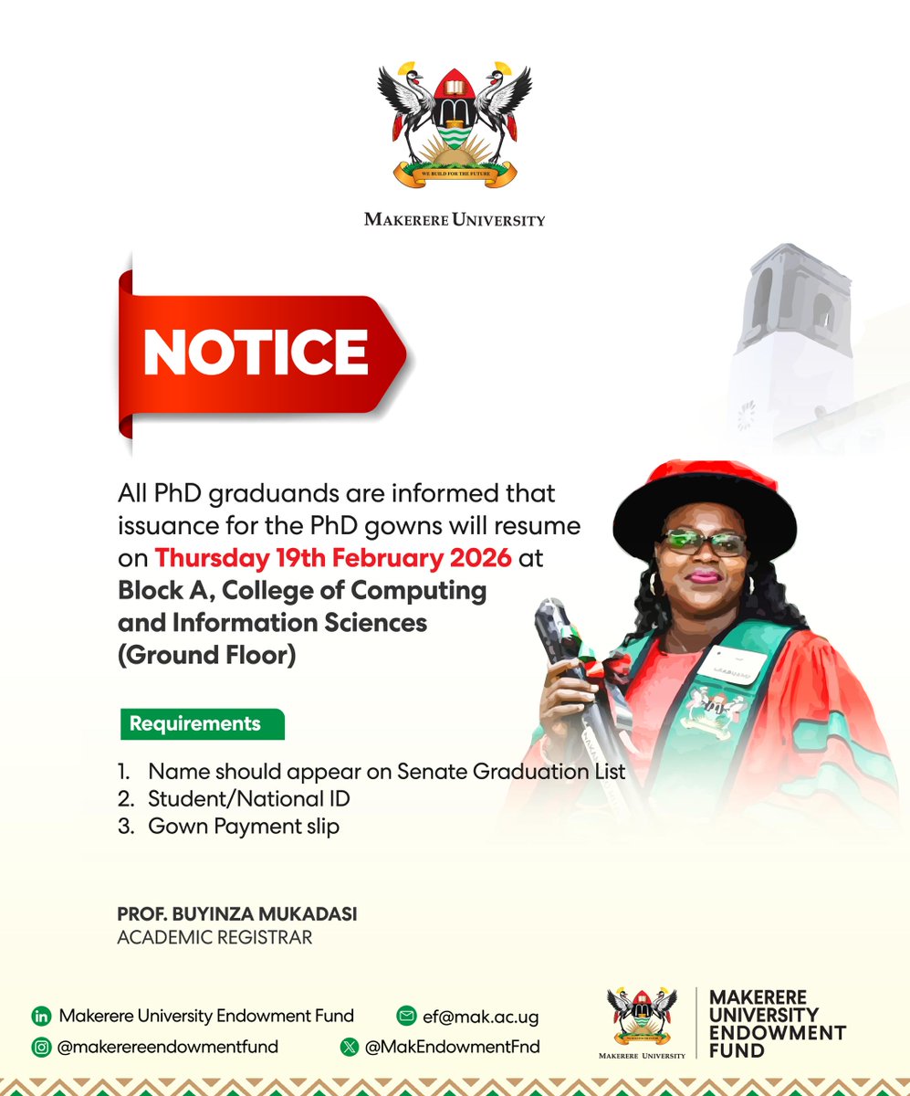 Makerere Endowment Fund tweet media