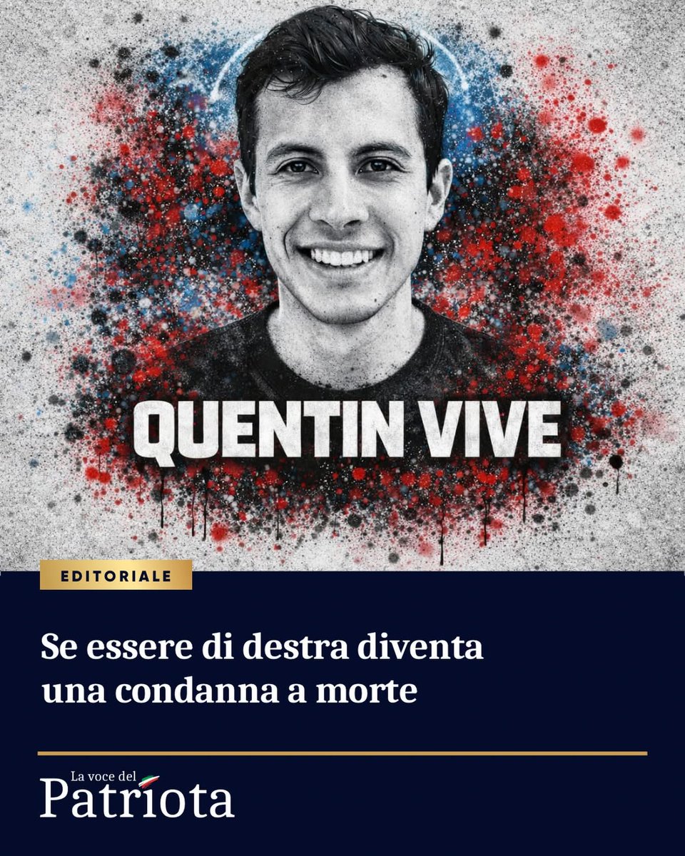 Quentin Deranque, 23 anni, ucciso a Lione da un branco antifascista. E la sinistra tace, minimizza, relativizza.

(<a href="/Coll_Nemesis/">Collectif Némésis</a>)

lavocedelpatriota.it/se-essere-di-d…