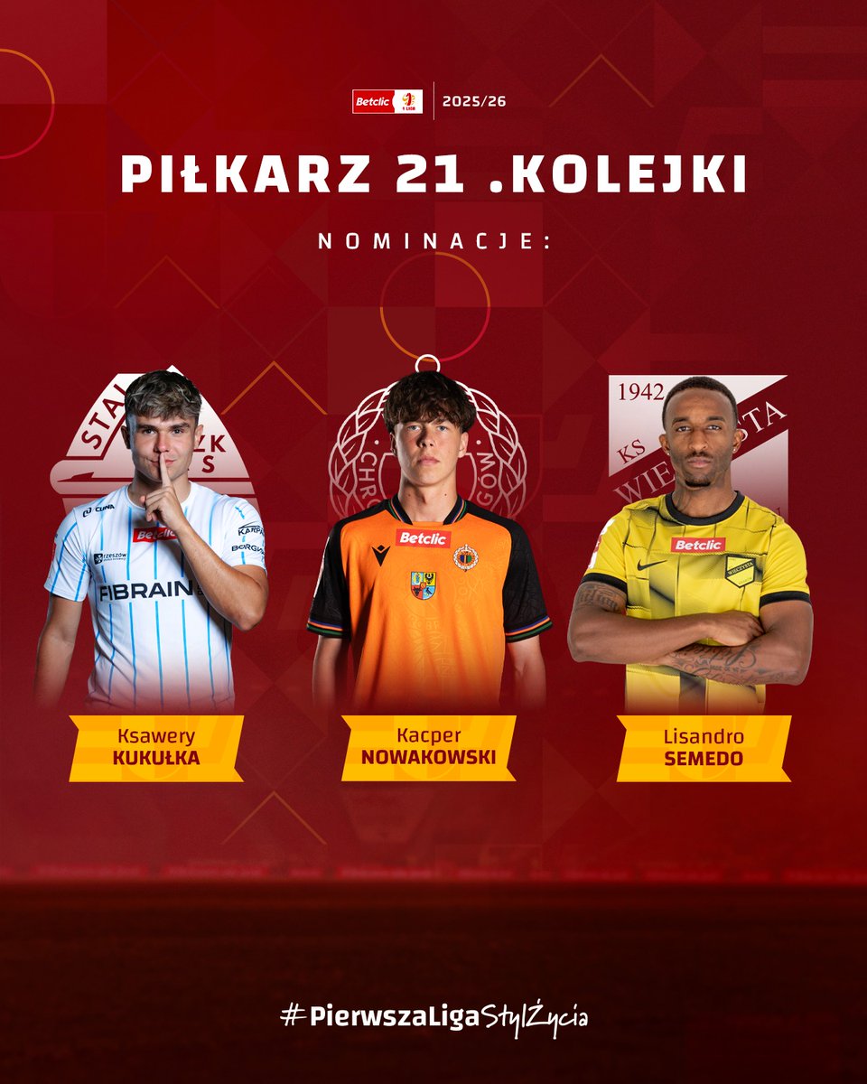 _1liga_'s tweet photo. Wybierzmy piłkarza 21. kolejki 🫵

📲 https://t.co/UTHVYOtWwx https://t.co/sk5paPTWrb