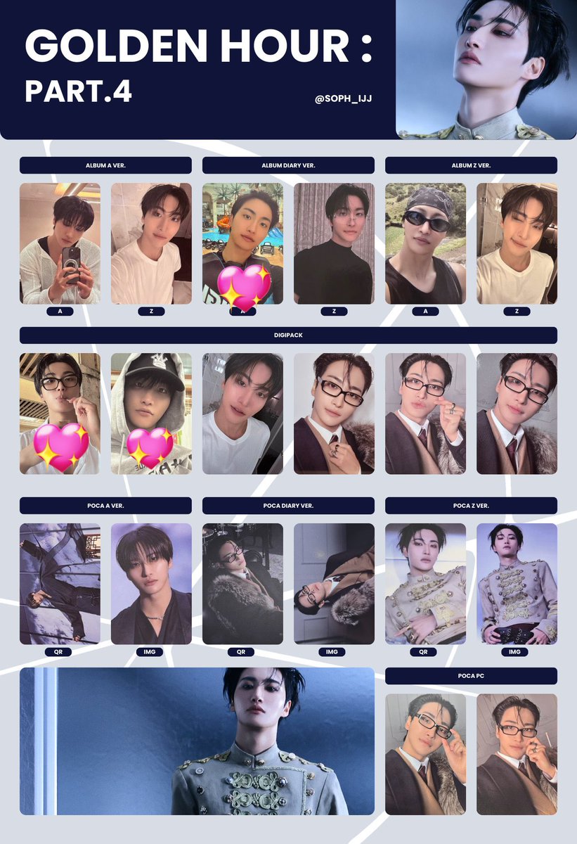 ATEEZ アチズ トレカ 交換 GOLDEN HOUR : Part.4 通常盤 封入 譲