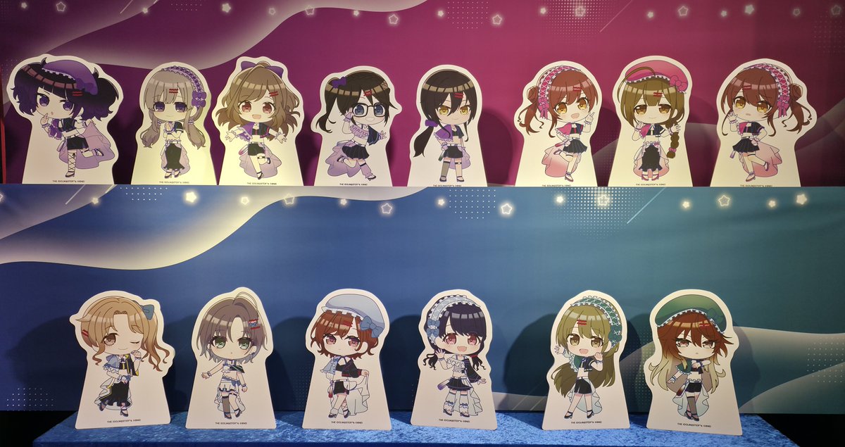 NTTドコモ×シャニマス！
先週末から POP UP SHOP 開催中！
等身大ポップは縁無し✨
目の前にノクチルがいる感じが凄く良い😊
ミニキャラもお持ち帰りしたい可愛かったです！
#シャニマス 
#コトブキヤ秋葉原館 
#ドコモシャニマスコラボ