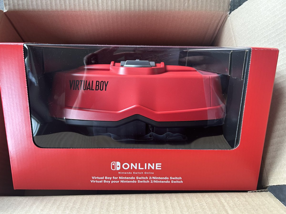 C’est le #VirtualBoy day ! Avez vous craqué pour cette sortie insolite #NintendoSwitch2 #NintendoSwitch ##NintendoSwitchOnline