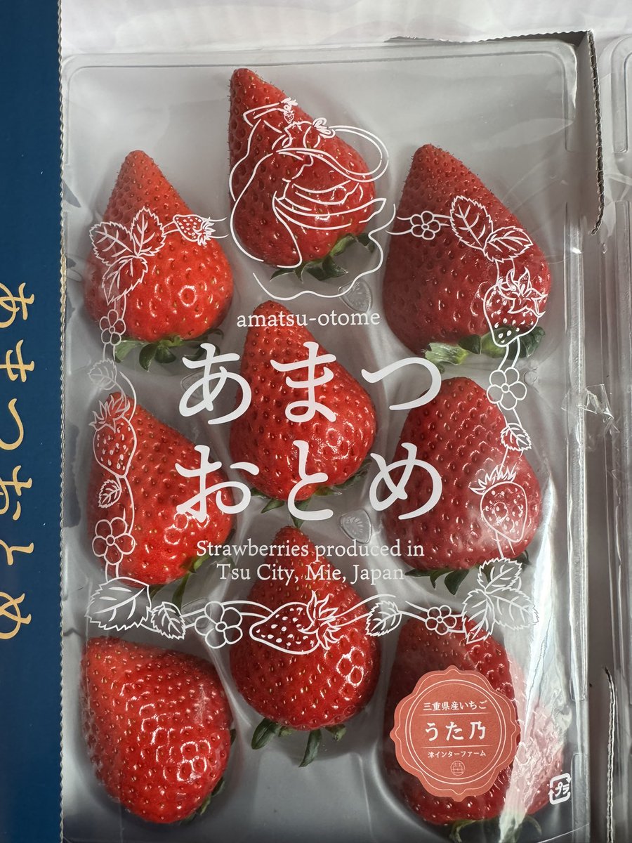 ichigomarche1's tweet photo. 津インターファーム様の【あまつおとめ】をいただきました。爽やかな甘みと酸味のバランスが最高でした。美味しいよつぼし、初めて食べました…ブランド力もすごいです！ https://t.co/B6mGYm0SZr