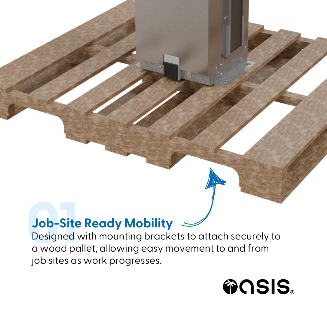OASISIntl's tweet photo. NEW Portable Outdoor Bottle Filler Collection from OASIS. Ready for any job site— brackets for easy transport, 10 GPH refrigerated hydration, integrated drain, and options for QUASAR + outdoor-rated filtration.

🔗 https://t.co/V4LpaB49bH

#ConstructionReady #OutdoorHydration https://t.co/lFYJZJPutA