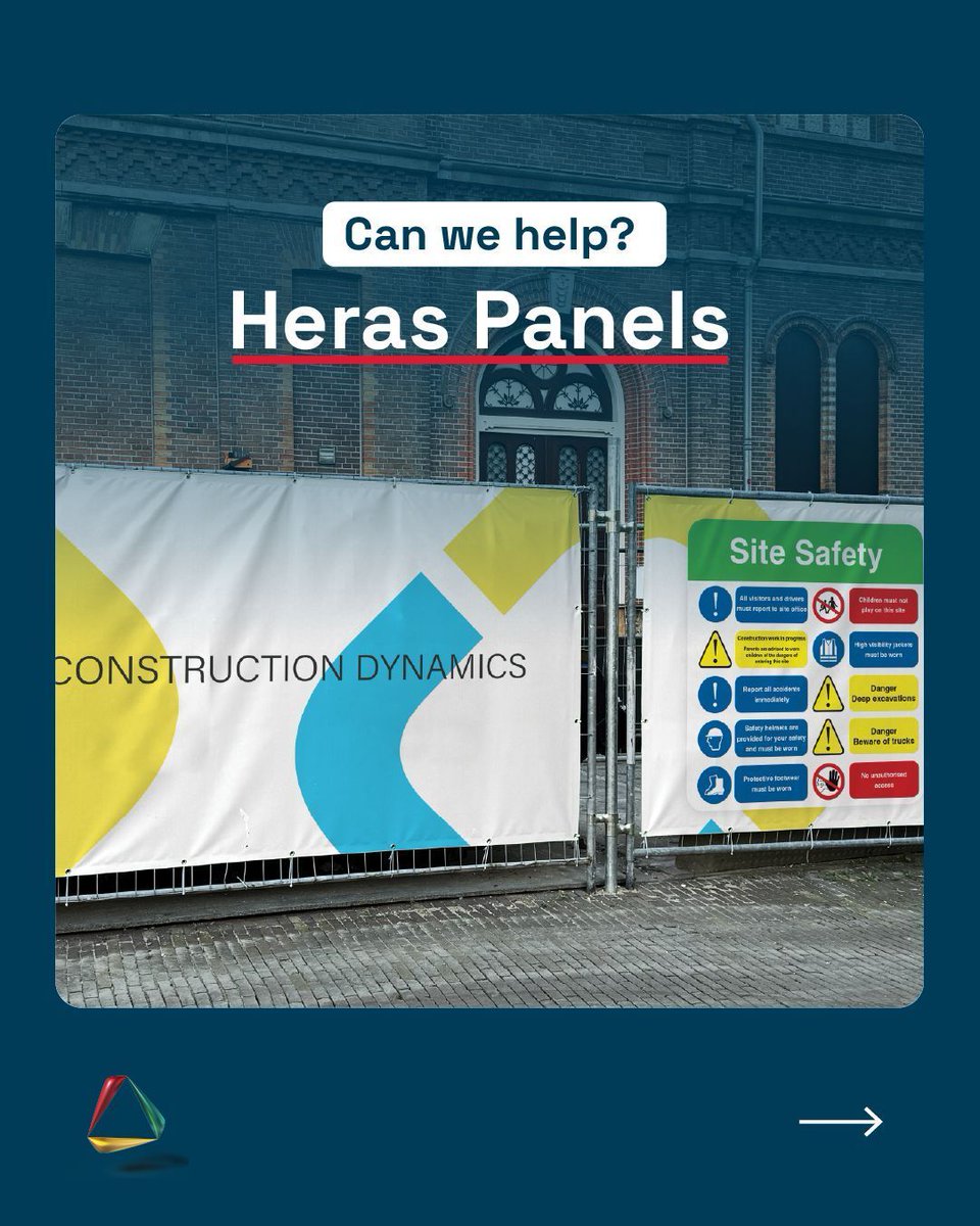 FDP_studio's tweet photo. Our custom Heras Fence Covers turn plain perimeter fencing into clean, professional branding space — ideal for construction sites, festivals, and outdoor events.

If you’re already paying for the fencing, you may as well make it work harder.
Take a look and see what’s possible. https://t.co/6pzay3Q2a5