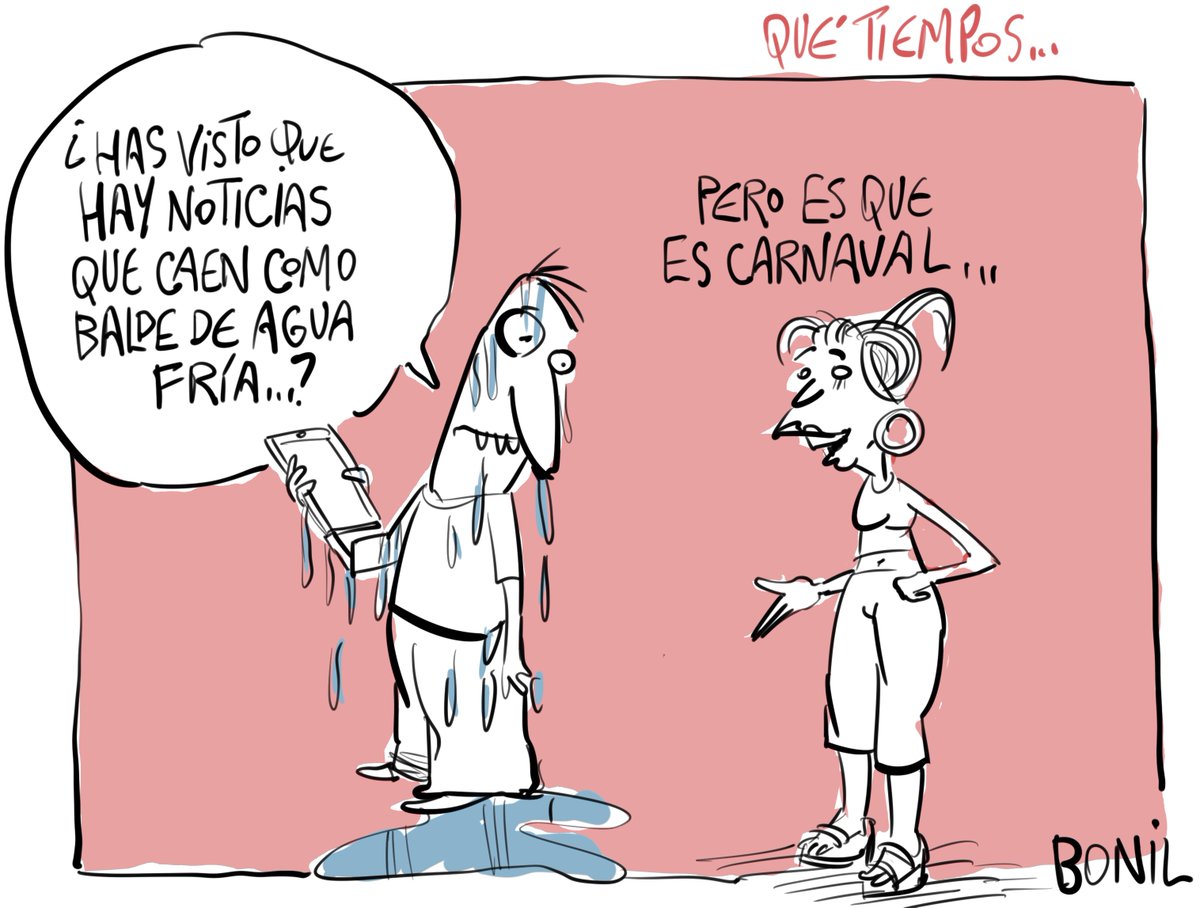 eluniversocom's tweet photo. Les compartimos la #ColumnaDeBonil de este 17 de febrero.
#caricatura #Bonil #opinión https://t.co/bWEweaPMTh